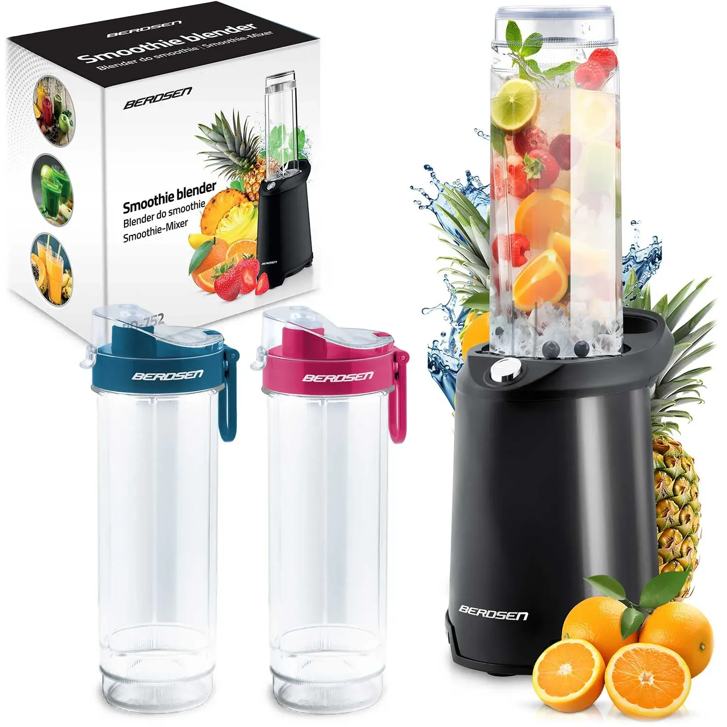 blender za smoothie 350w bd-752 berdsen crni - slika 2