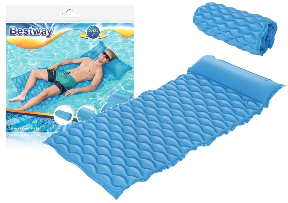bestway 44021 madrac na napuhavanje 183x76cm plavi - slika 2