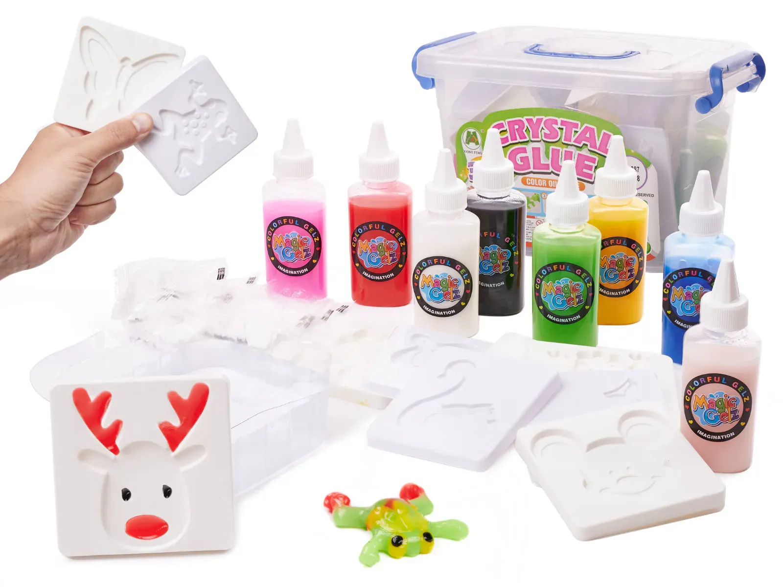 magic glue plastična masa za 3d modeliranje 26 elemenata - slika 1