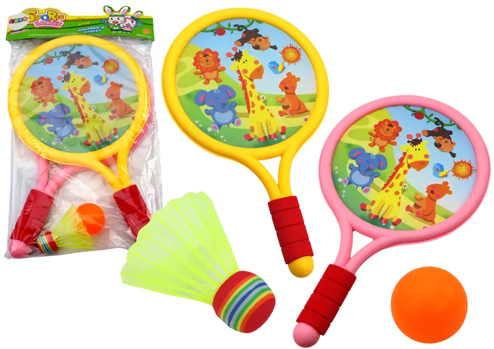 dječji reketi za badminton životinje - slika 1