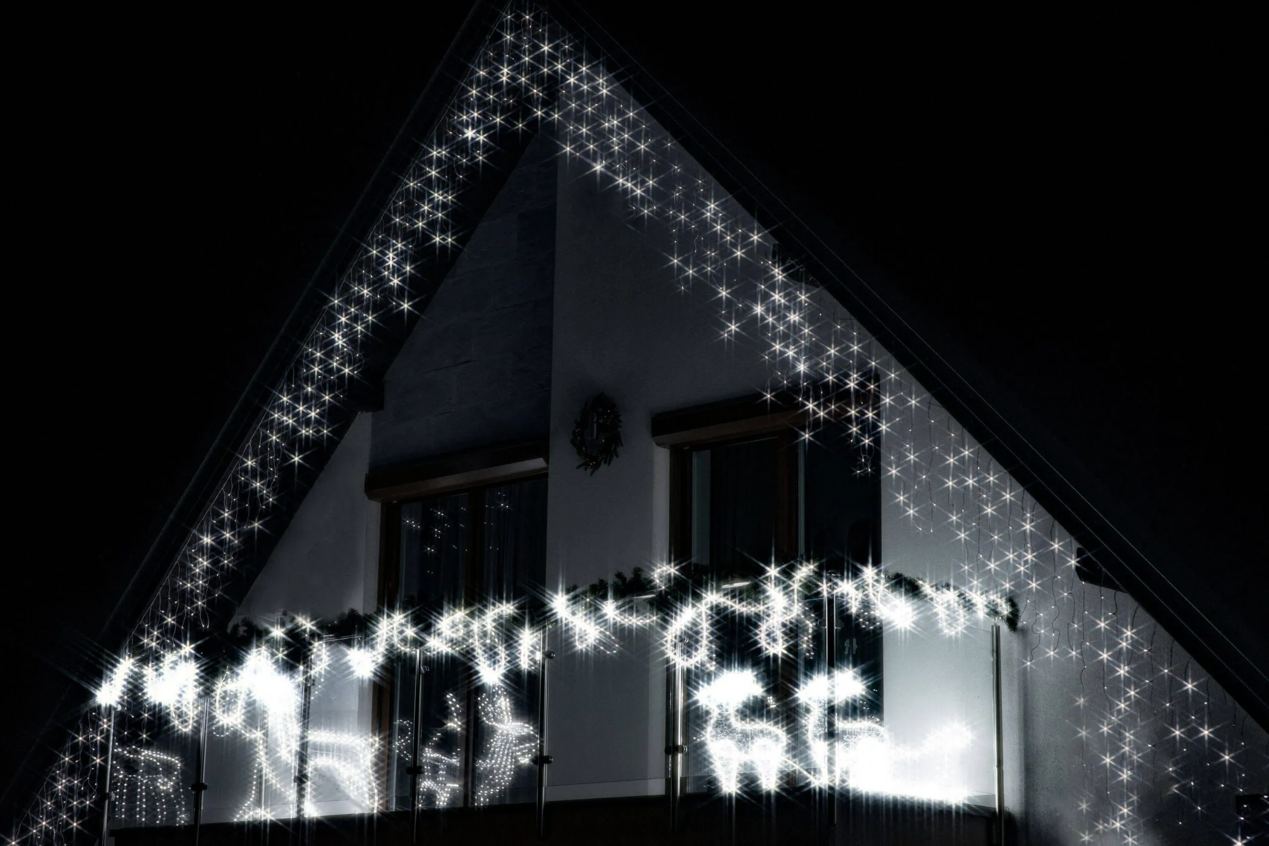springos svjetlosna zavjesa , hladno bijela 300 led - slika 11