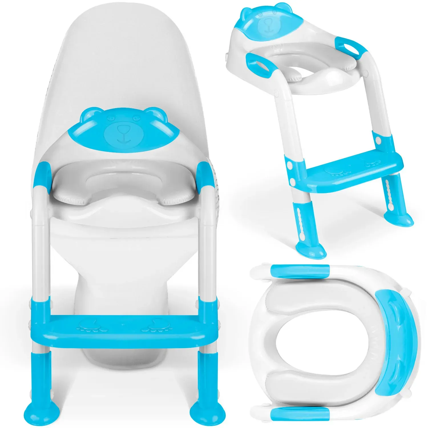 ricokids medvjedić nastavak za wc dasku s ljestvama 729200 plava - slika 2
