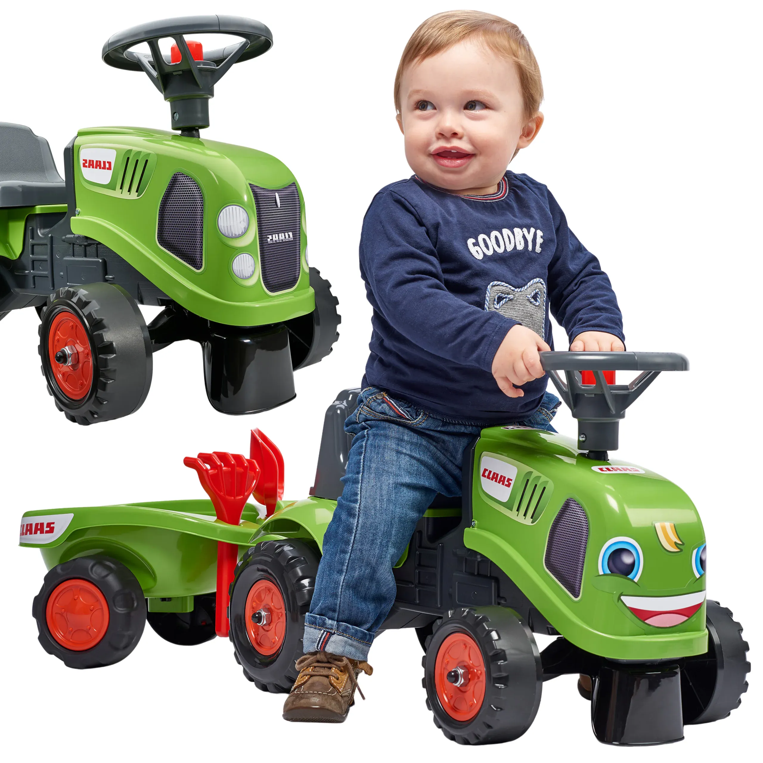 falk traktor s prikolicom class - zeleni 12mj+ - slika 2