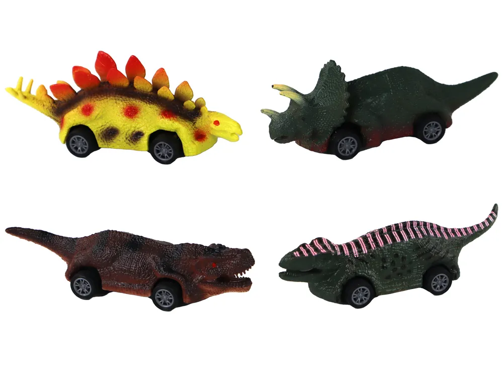 set od 8 autića dinosaura s frikcijskim pogonom - slika 3