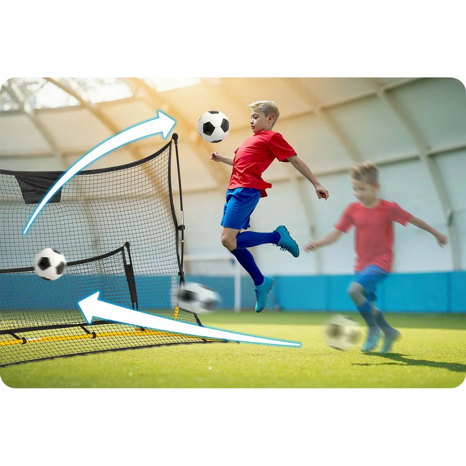 neo-sport mreža za trening skakača 210 x 120 x 35 cm - slika 8