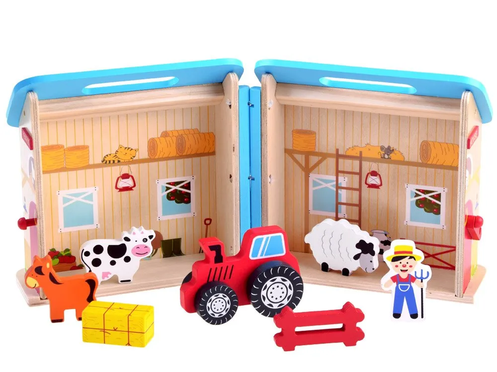drveni rasklopivi set farma za3723 - slika 3