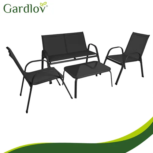 gardlov garnitura balkonskog namještaja - crna - slika 7