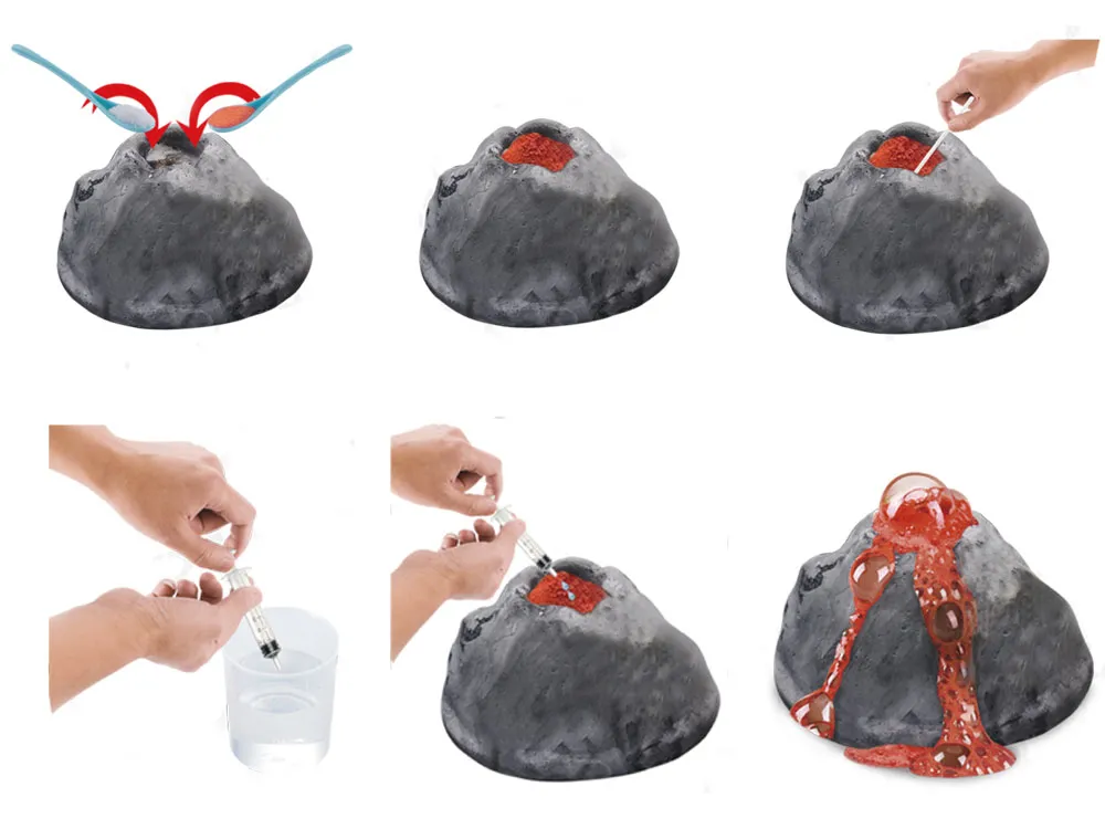 kreativni set vulkan + iskopavanje dinosaura - slika 5