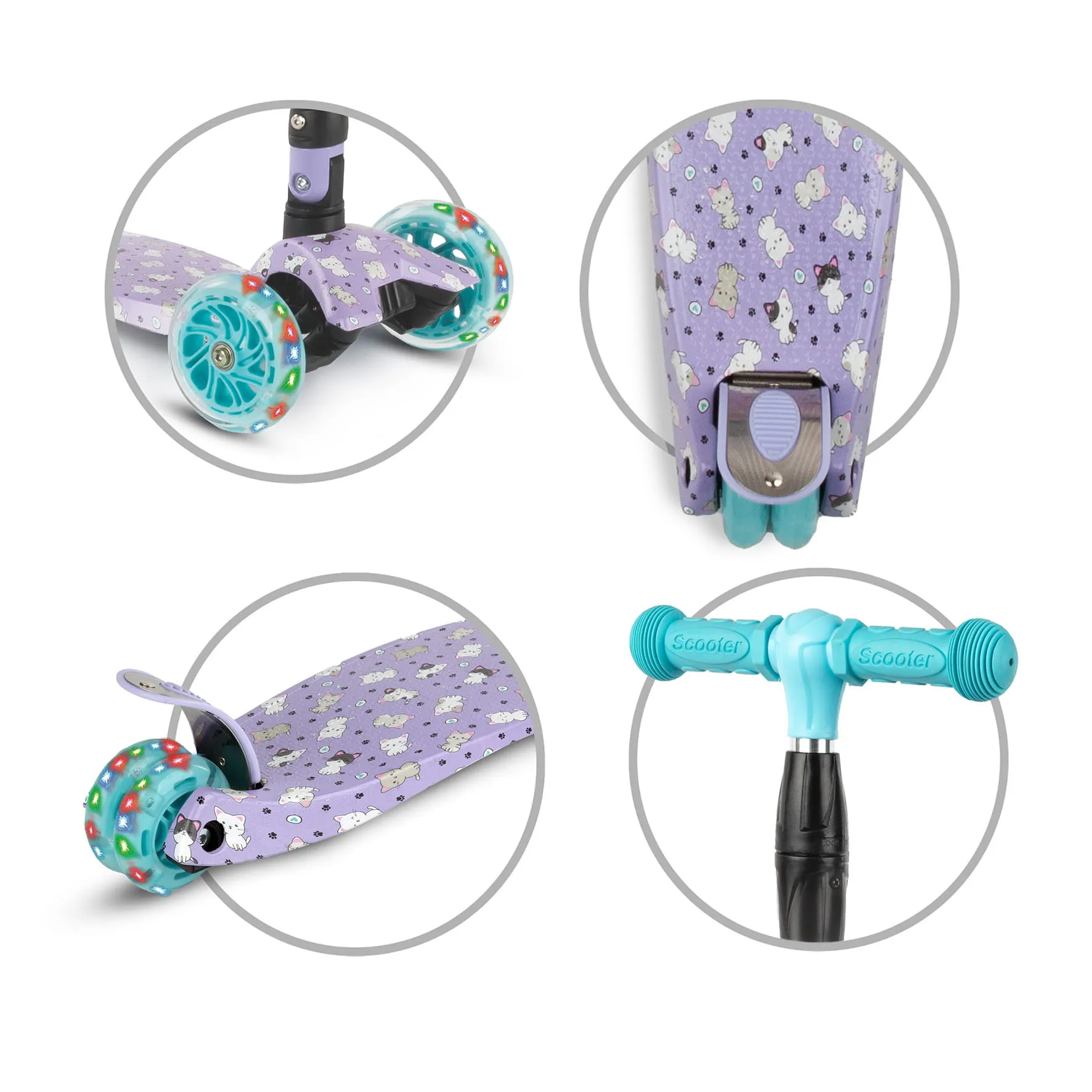 kidwell vento romobil s led kotačima - slika 4