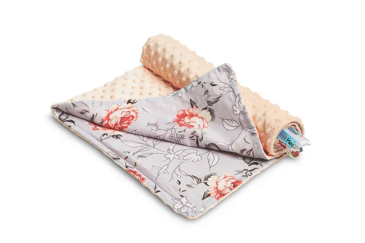 sensillo lagana minky deka 75x100cm cvijeće - slika 4