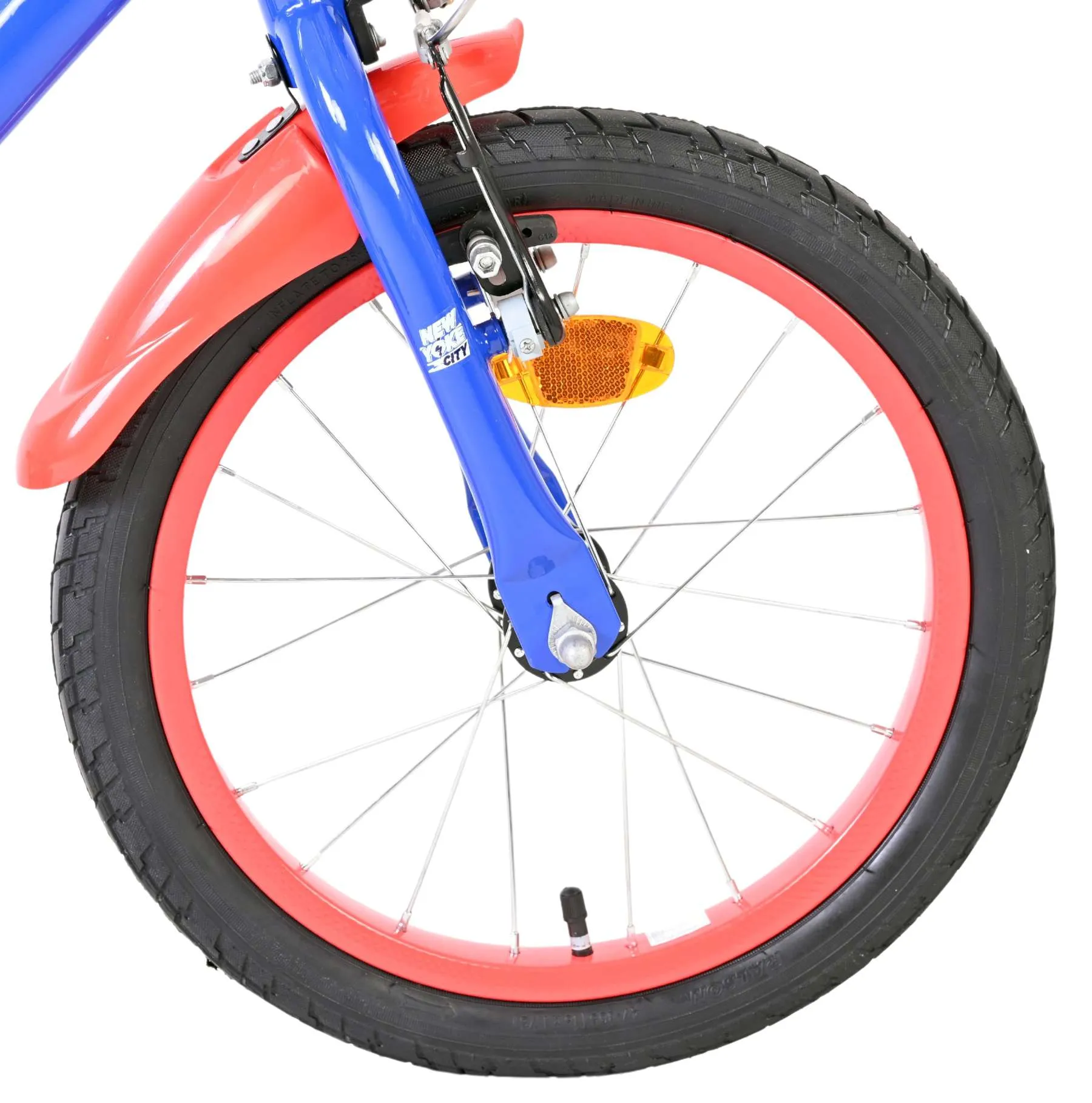 volare dječji bicikl sonic 16″ plave boje, s dvije ručne kočnice - slika 4