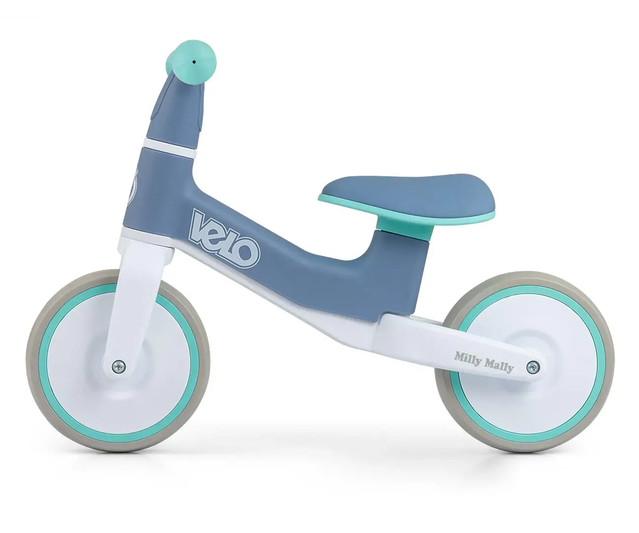 milly mally velo dječji bicikl bez pedala plavi - slika 2