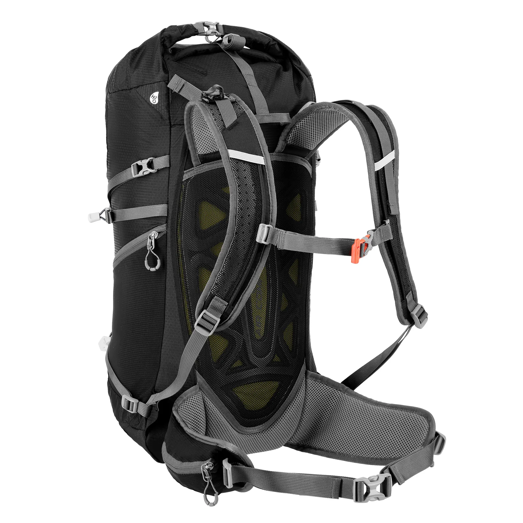 putni ruksak crna boja 40l - slika 5