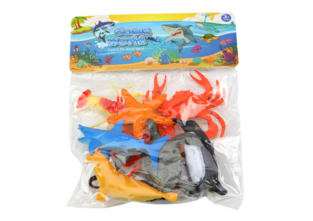 set od 10 figura podvodnih morskih životinja - slika 5