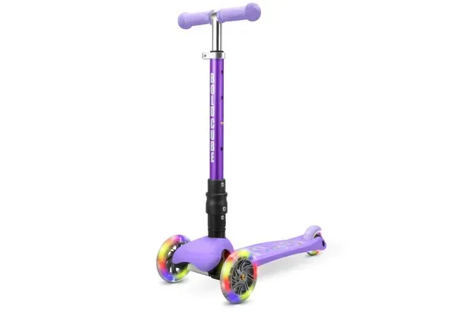 Boldcube sklopivi mali romobil s tri kotača, Unicorn ljubičaste boje - Pribislavec