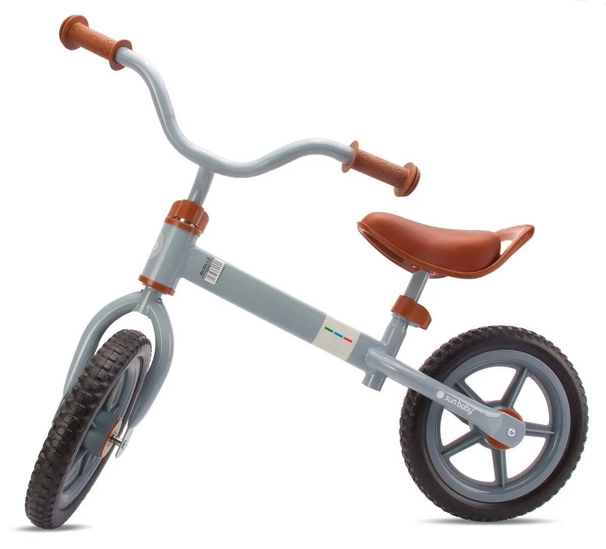 dječji bicikl bez pedala strada sivi 12" - slika 2
