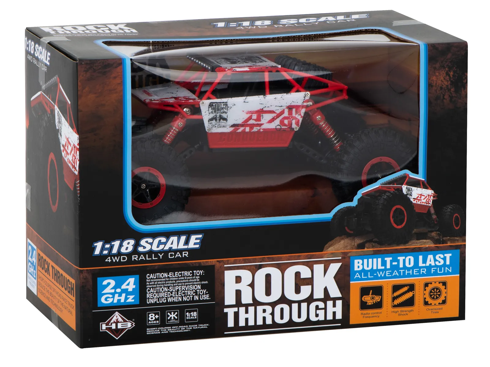 rock crawler auto na daljinsko upravljanje 1:18 crno-zeleni - slika 7