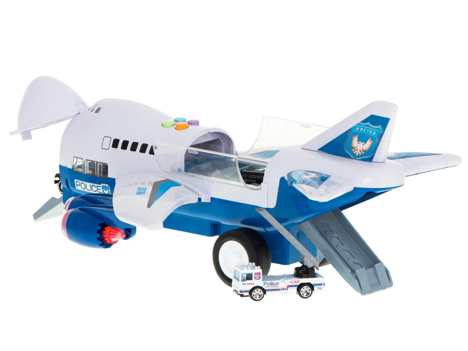 transportni avion s policijskim vozilima - slika 5