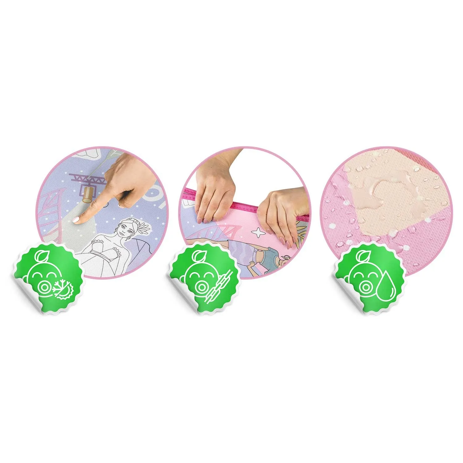 ricokids model fashion xxl podloga za bojanje + flomasteri gratis 200 x 120 cm - slika 7
