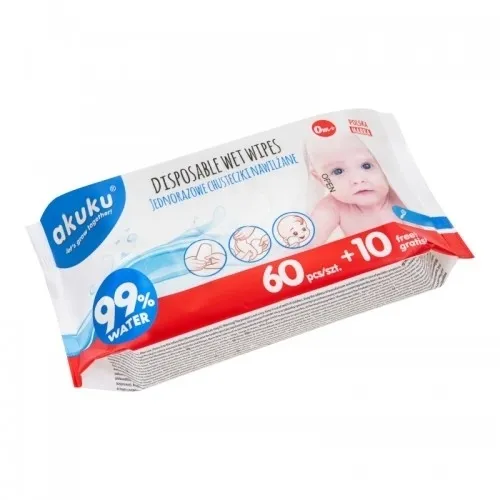 akuku a0031 jednokratne vlažne maramice 70 komada - slika 3