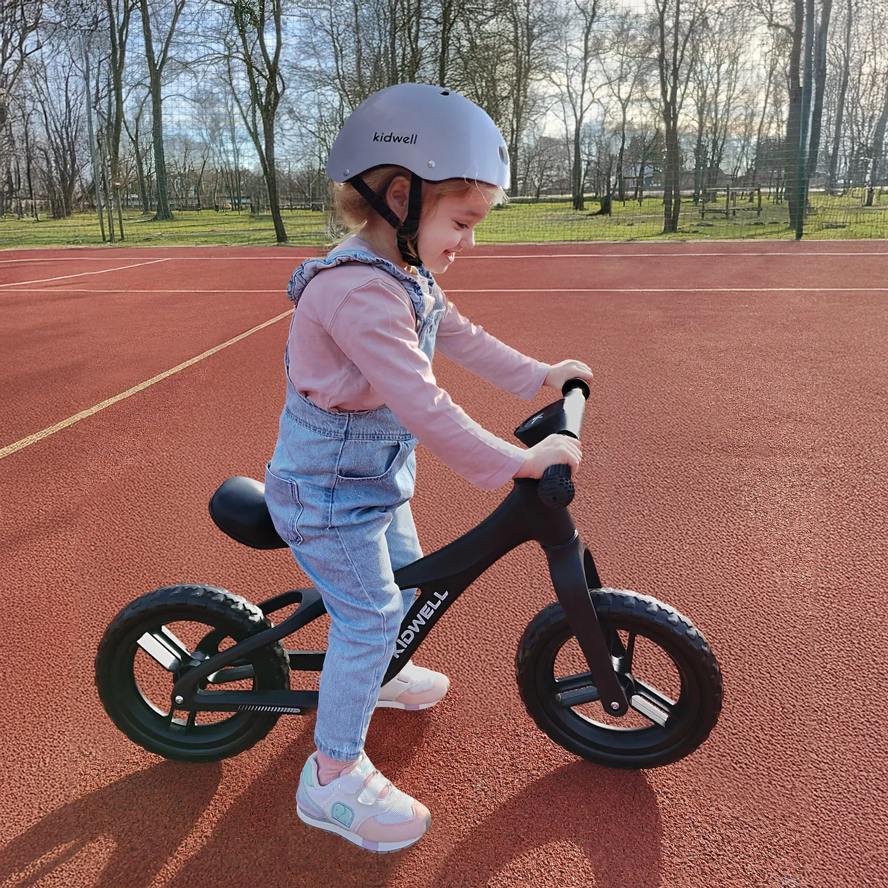 kidwell jogo dječji bicikl bez pedala, crni - slika 12