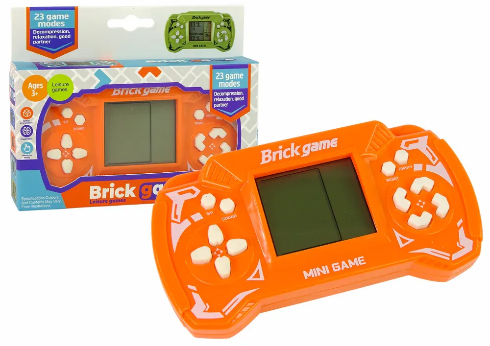 konzola za igrice mini game narančasta - slika 1