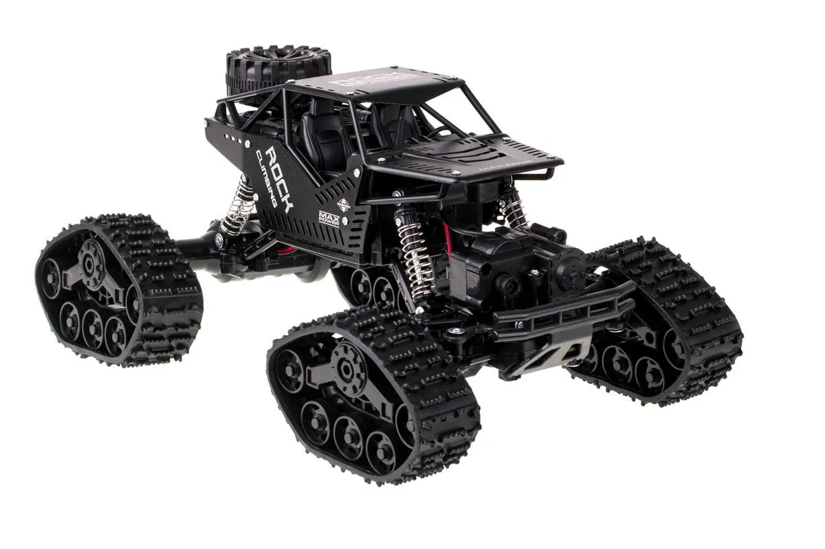 rc rock crawler 4x4 lhc012 automobil na daljinski 2in1 crni - slika 3