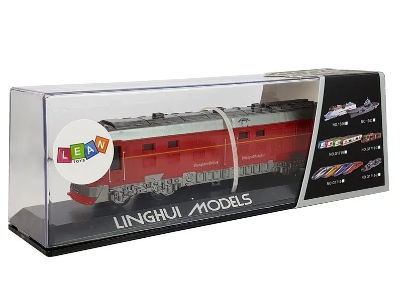 pendolino vlak sa svjetlosnim i zvučnim efektima crveni - slika 4