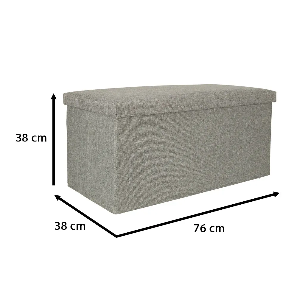 sklopiva torbica s pretincem siva velika 76x38x38cm - slika 7