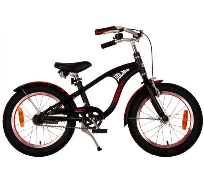 dječji bicikl miracle cruiser 16" mat crni - slika 2