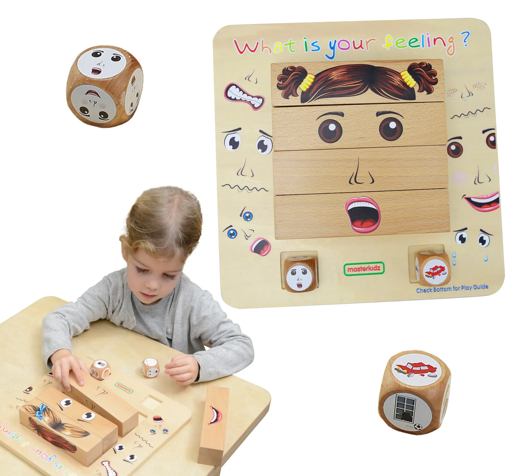 masterkidz drvena igra "nauka o emocijama" - slika 2