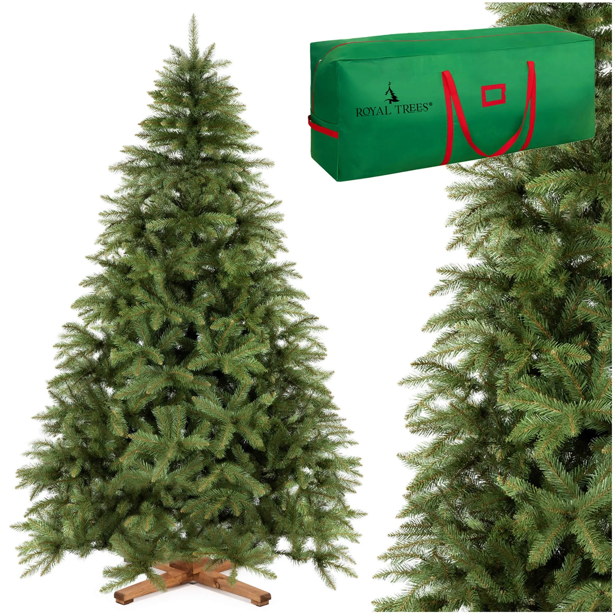 umjetna božićna jelka skandinavska premium 220 cm - slika 3