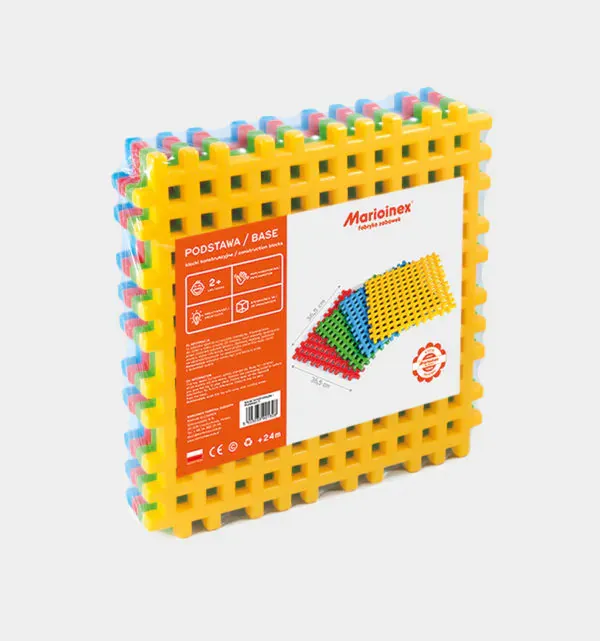 marioinex set waffle kockica baze za gradnju 4kom. - slika 2