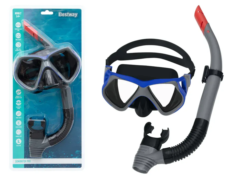 bestway 24069 ronilački set crni - slika 2