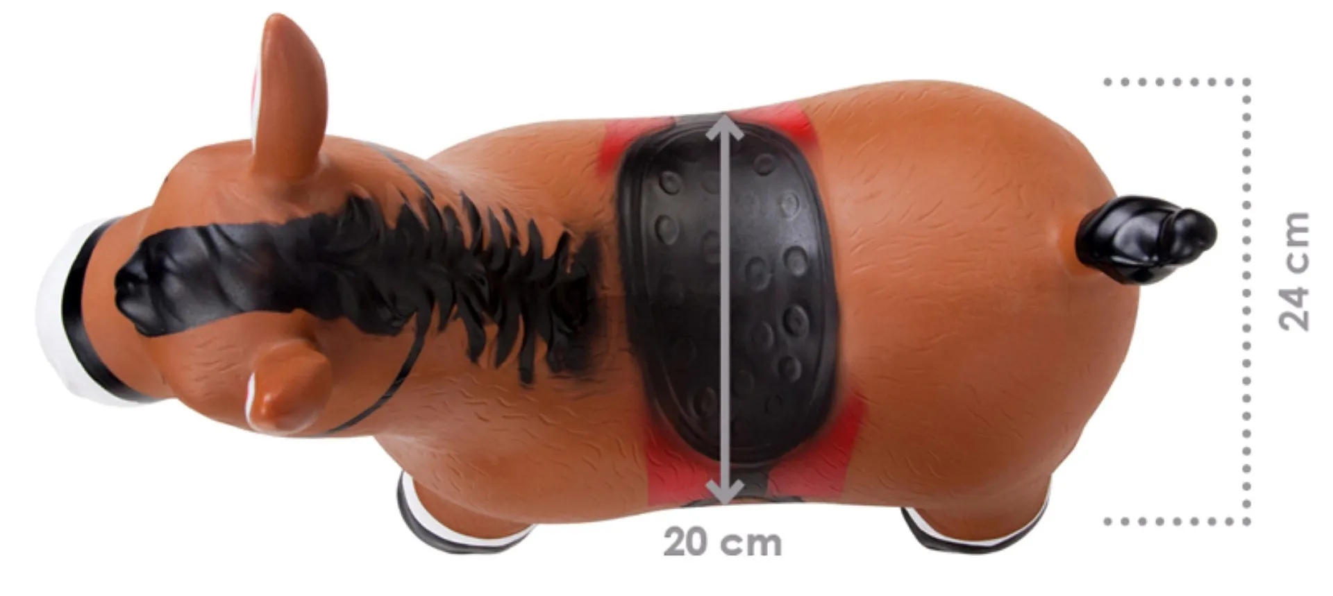 konjić za skakanje 60cm smeđi - slika 10