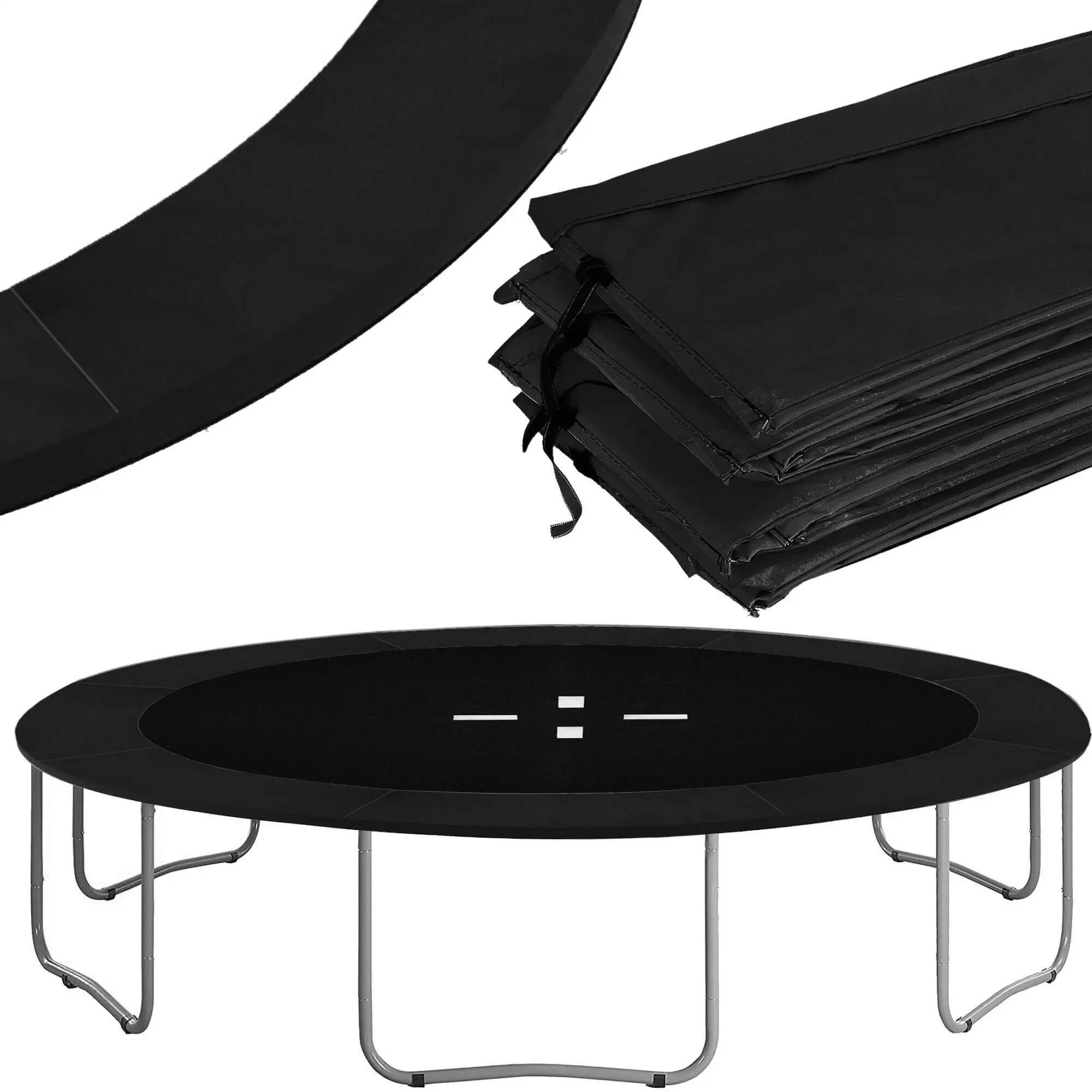 navlaka za trampolin 244cm crna - slika 3
