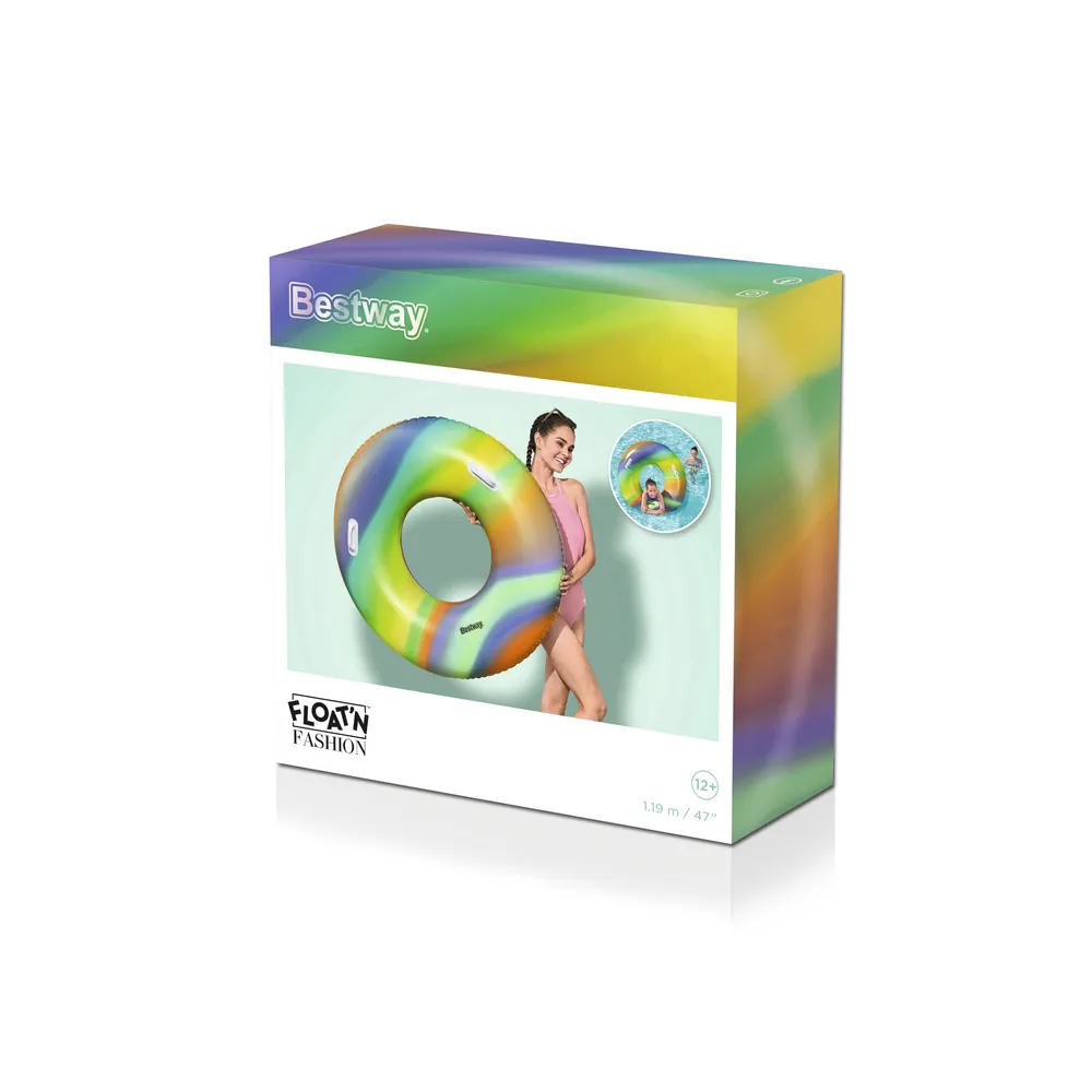 bestway krug na napuhavanje 119 cm rainbow - slika 8
