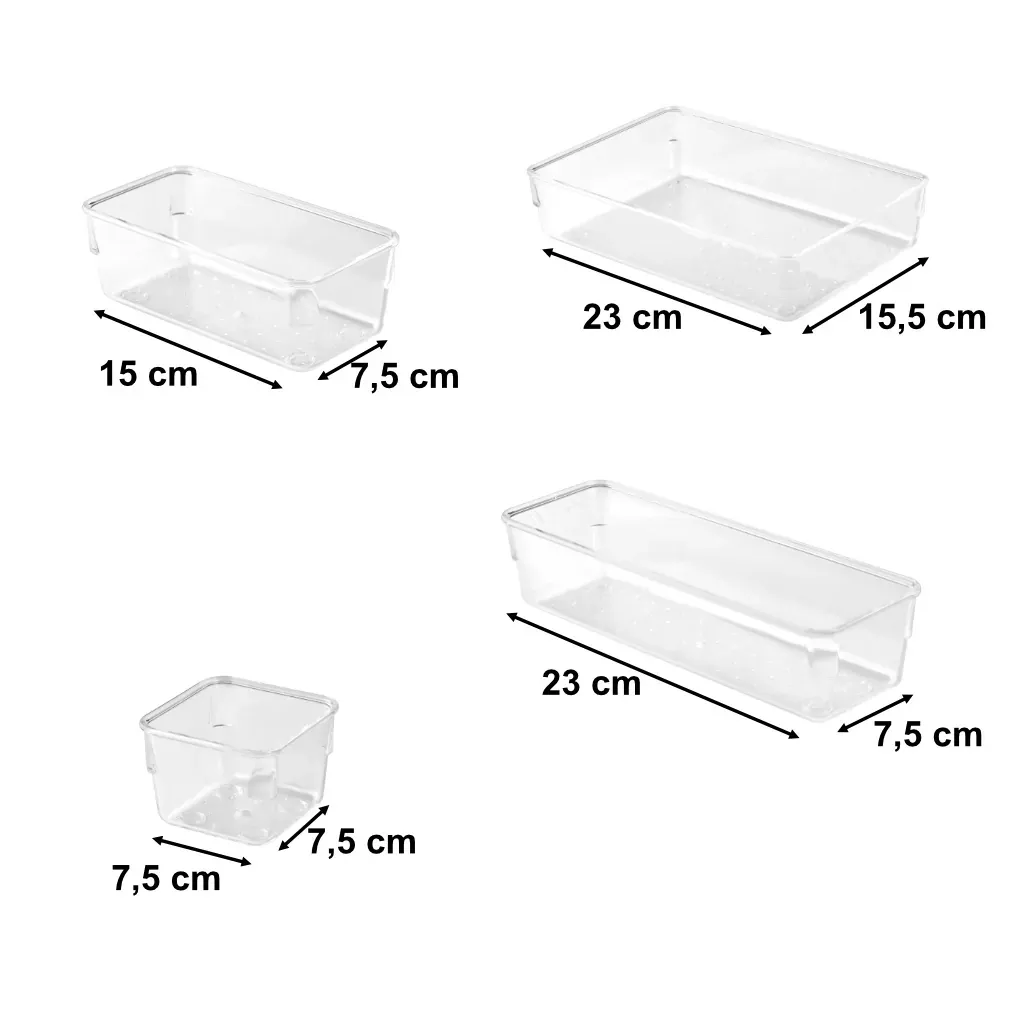akrilni stoni organizator set od 25 el. - slika 3