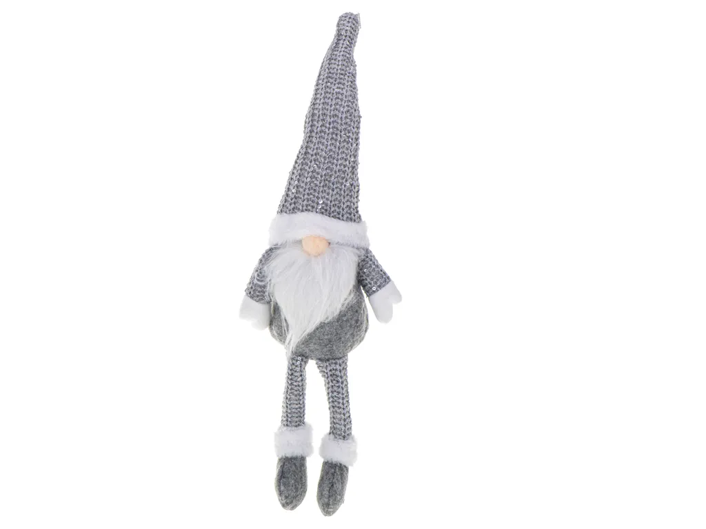 božićni gnom sivi 47cm - slika 9