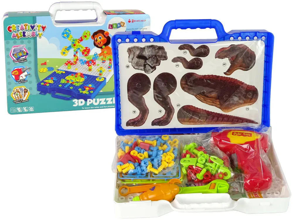 3d kockice za sastavljanje dinosaura - slika 2