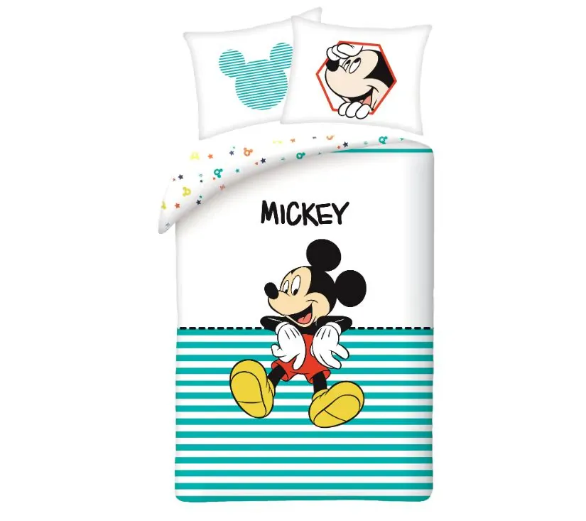 pamučna posteljina mickey 140x200cm - slika 2