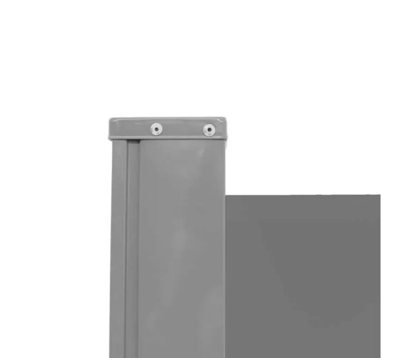 luaro kutna bočna tenda za terasu, uvlačiva 180 x 620 cm, siva - slika 9