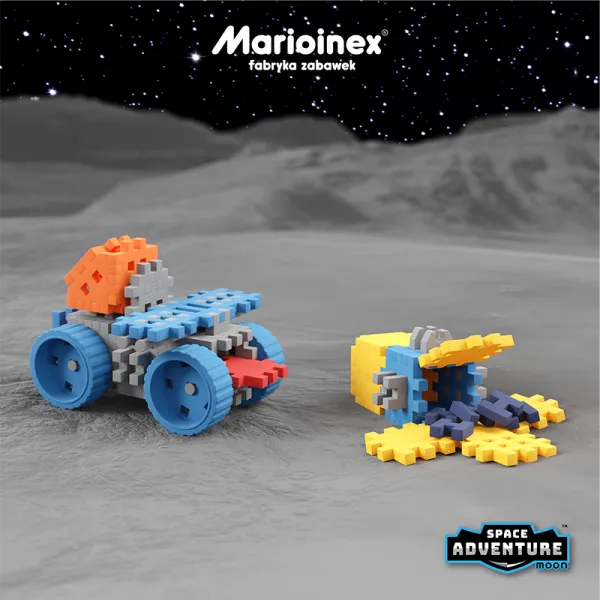 marioinex set waffle kockica baza na mjesecu 618kom. - slika 9