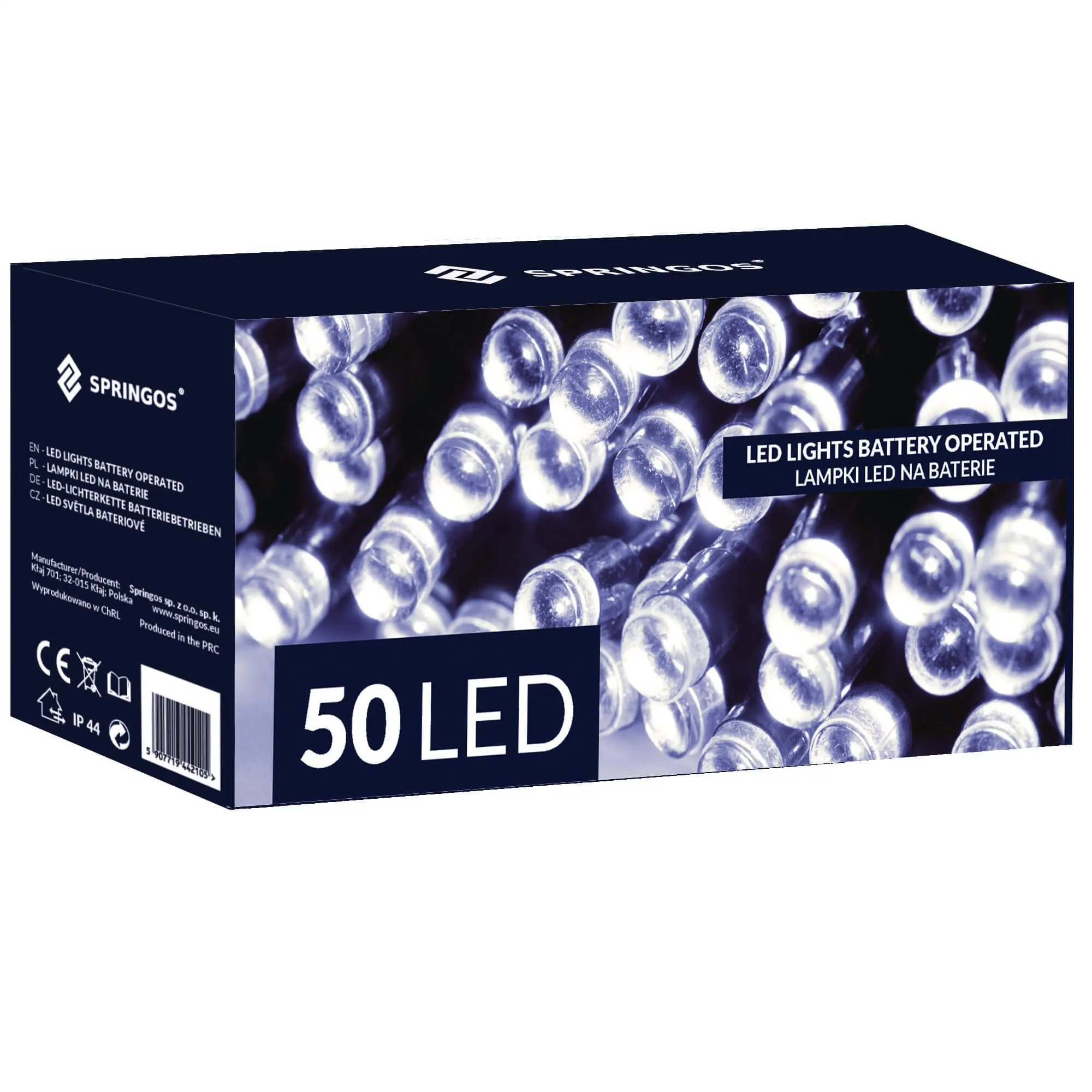 led lampice na baterije, 50 led dioda - slika 10