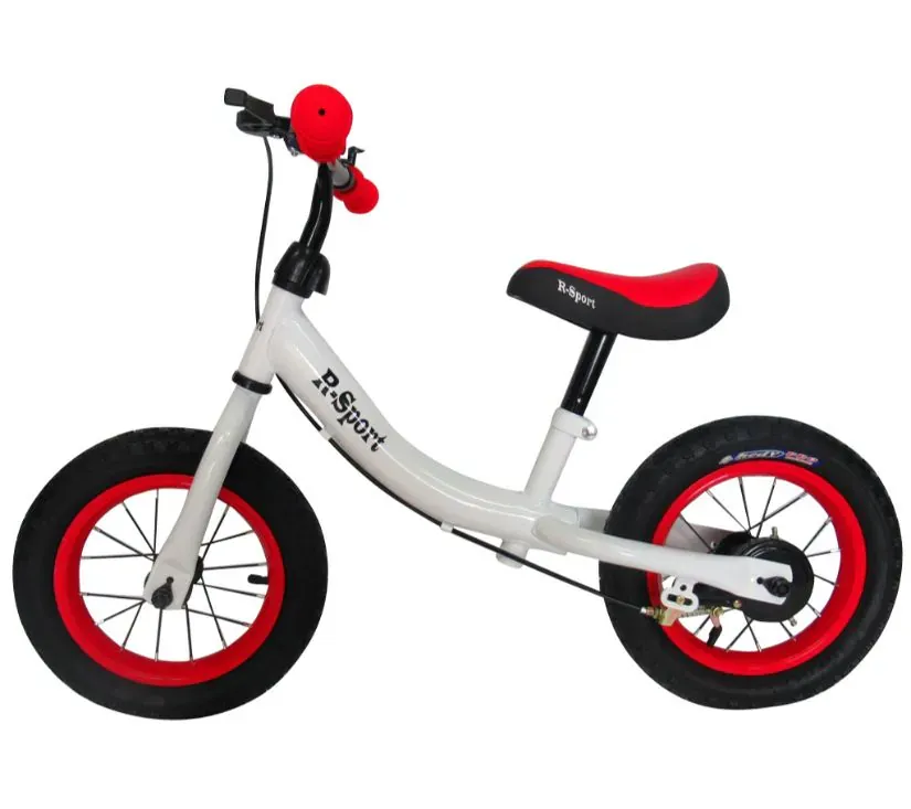 bicikl bez pedala r3 bijelo - crveni - slika 2
