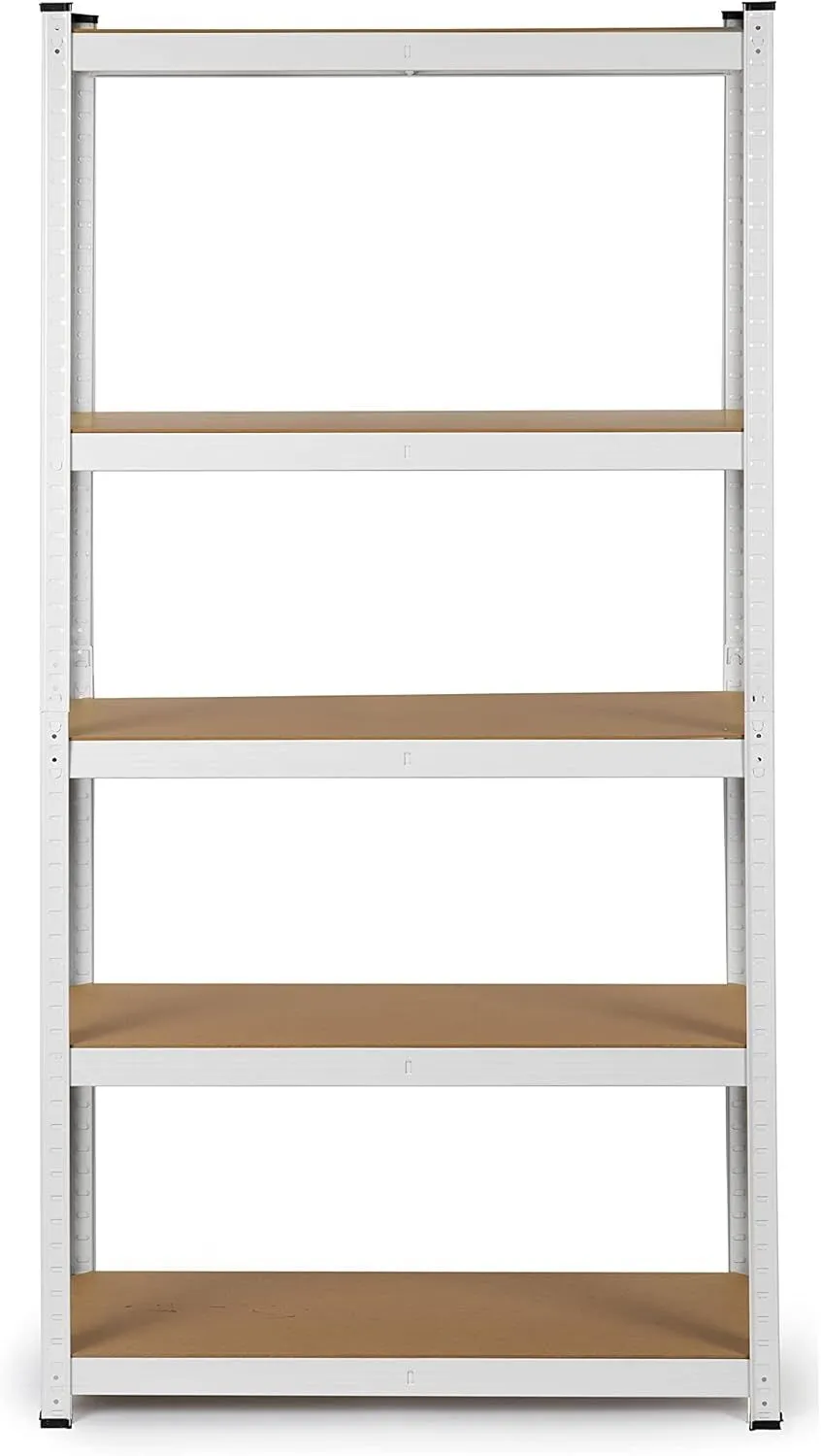 metalne police 180 x 90 x 40 cm bijela - slika 3