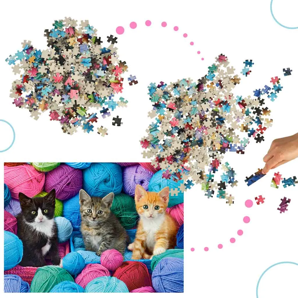 castorland puzzle mačići u vuni 300kom. - slika 6