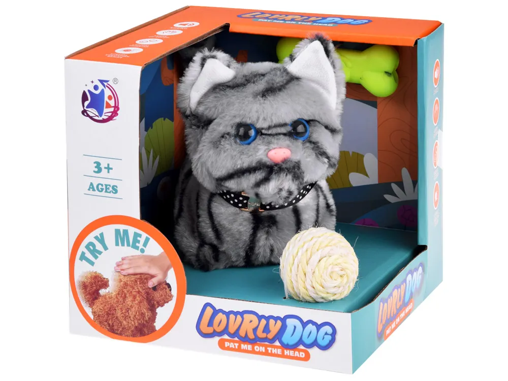 bijeli interaktivni mačić s efektima - slika 7