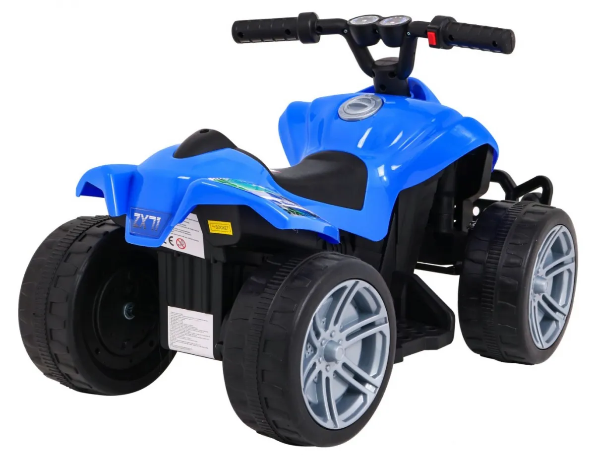 quad na akumulator, little monster plavi - slika 9