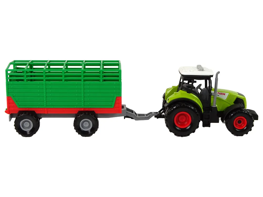 traktor s 2u1 prikolicom zeleni - slika 7